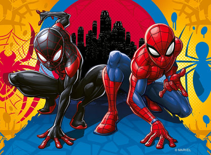 Ravensburger Marvel Spider-Man 4 in Box (12, 16, 20, 24 piece) Jigsaw Puzzles for Adults and Kids Age 3 Years Up