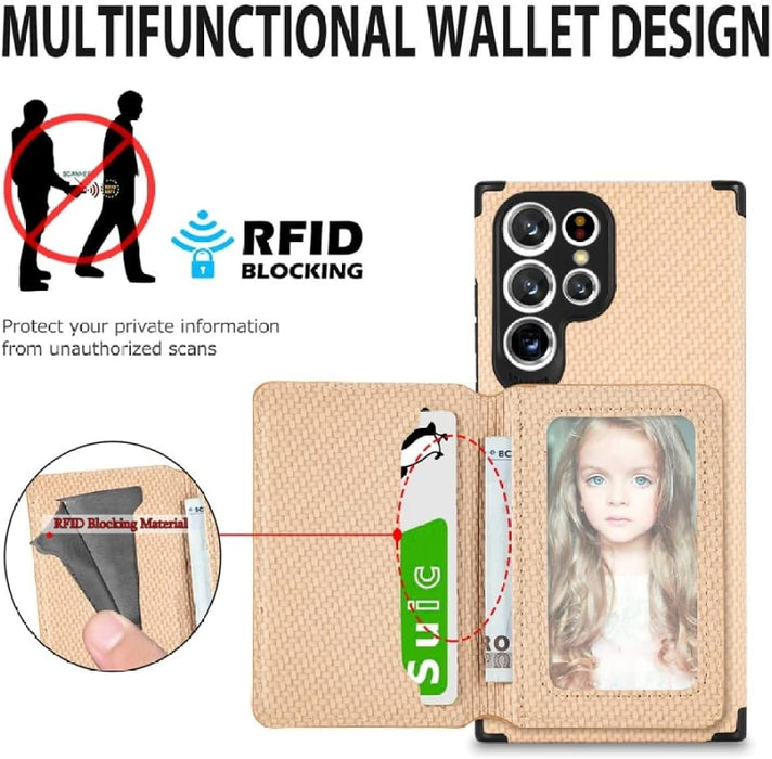 Wallet Leather Case For Samsung Galaxy S22 Ultra S21 Plus S20 FE A03S A12 A13 A23 A31 A32 A33 A50 A51 A52 A53 A70 A71 A72 A73,Black,For Galaxy S21