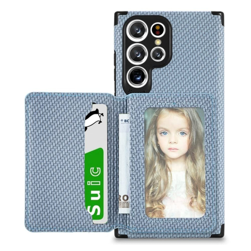 Wallet Leather Case For Samsung Galaxy S22 Ultra S21 Plus S20 FE A03S A12 A13 A23 A31 A32 A33 A50 A51 A52 A53 A70 A71 A72 A73,Sky Blue,For Galaxy S21 Plus