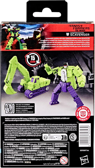 Transformers Studio Series Deluxe Class The The Movie Constructicon Scavenger Action Figure