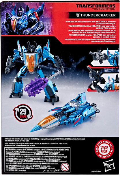Transformers Studio Series Voyager Class, action figure di Thundercracker, ispirata al videogioco battaglia per Cybertron