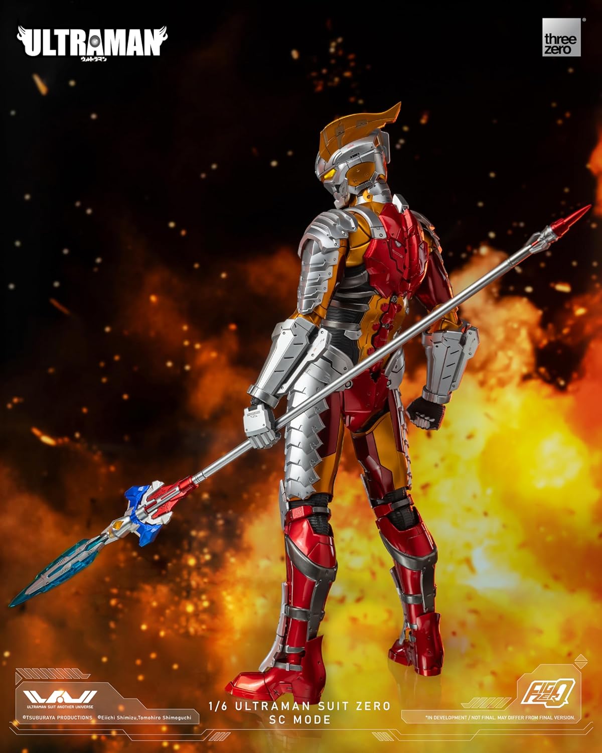 threezero FigZero Ultraman Suit Zero SC Mode 1:6 Scale Action Figure