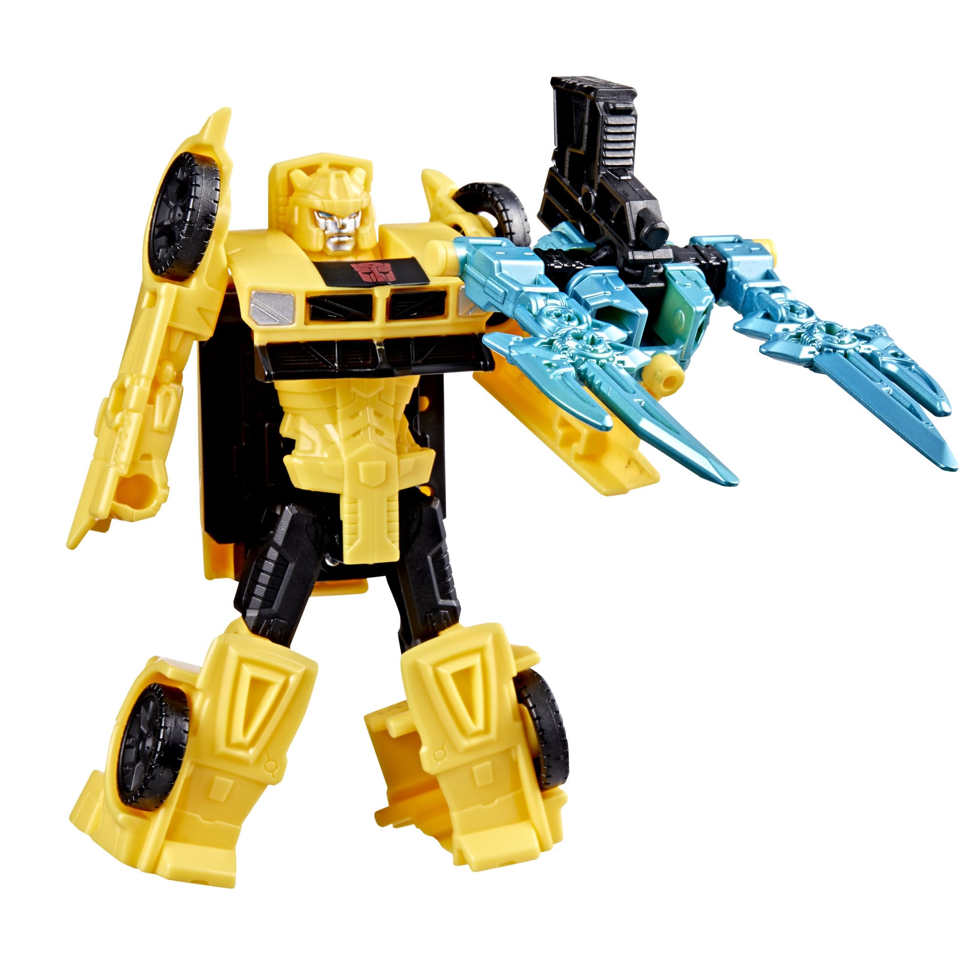Transformers CYBERWORLD Armored Cyber Changers Bumblebee, actiefiguur