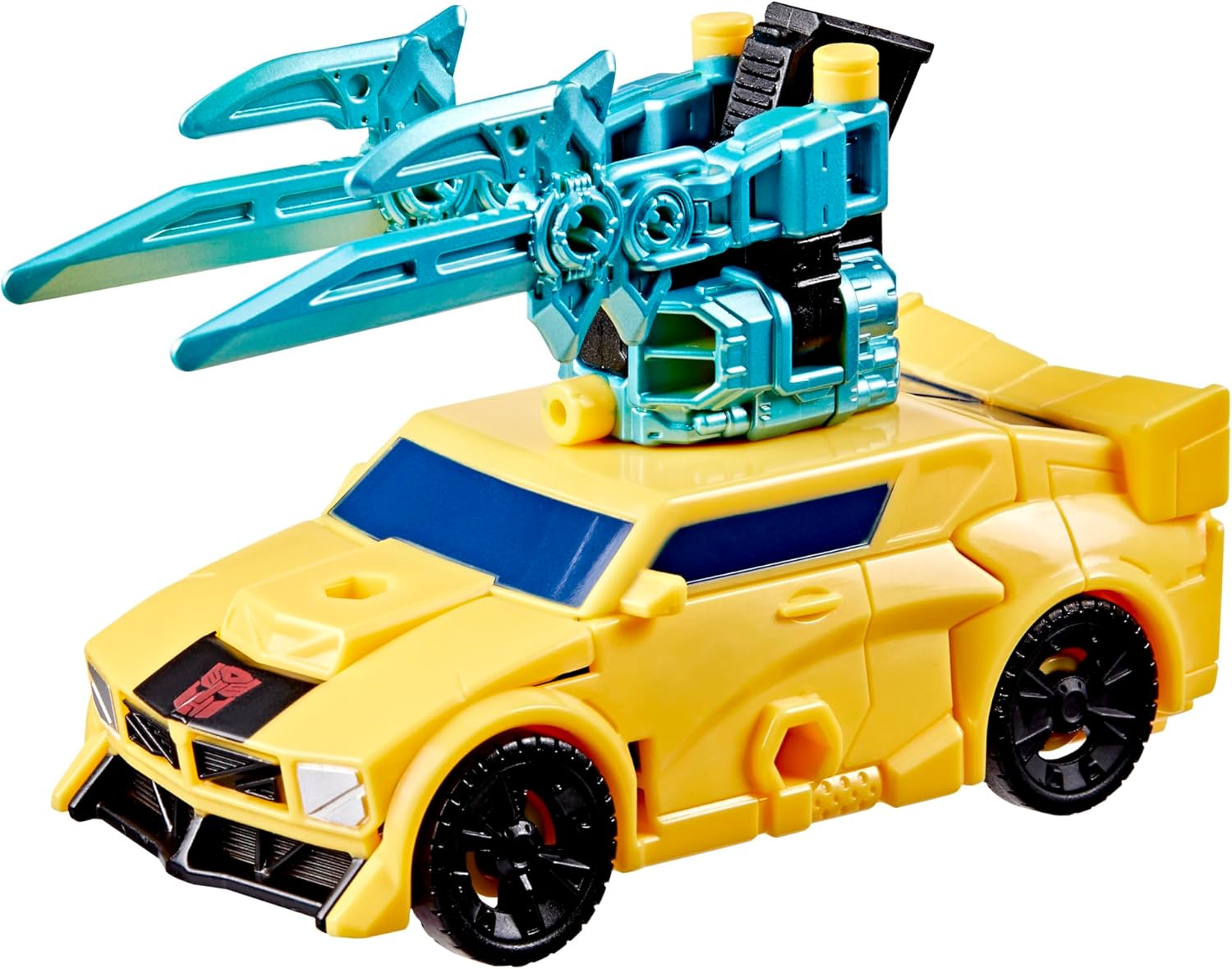Transformers CYBERWORLD Armored Cyber Changers Bumblebee, actiefiguur