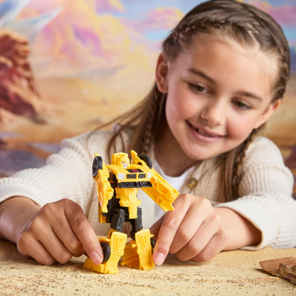 Transformers CYBERWORLD Armored Cyber Changers Bumblebee, actiefiguur