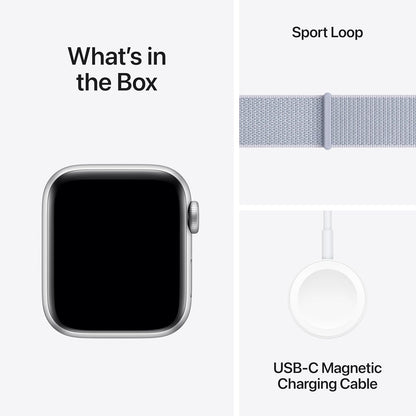 Apple Watch Se (Gps + Cellular) - 2Nd Generation - 40 Mm - Silver Aluminium - Smart Watch With Sport Loop - Soft Double-