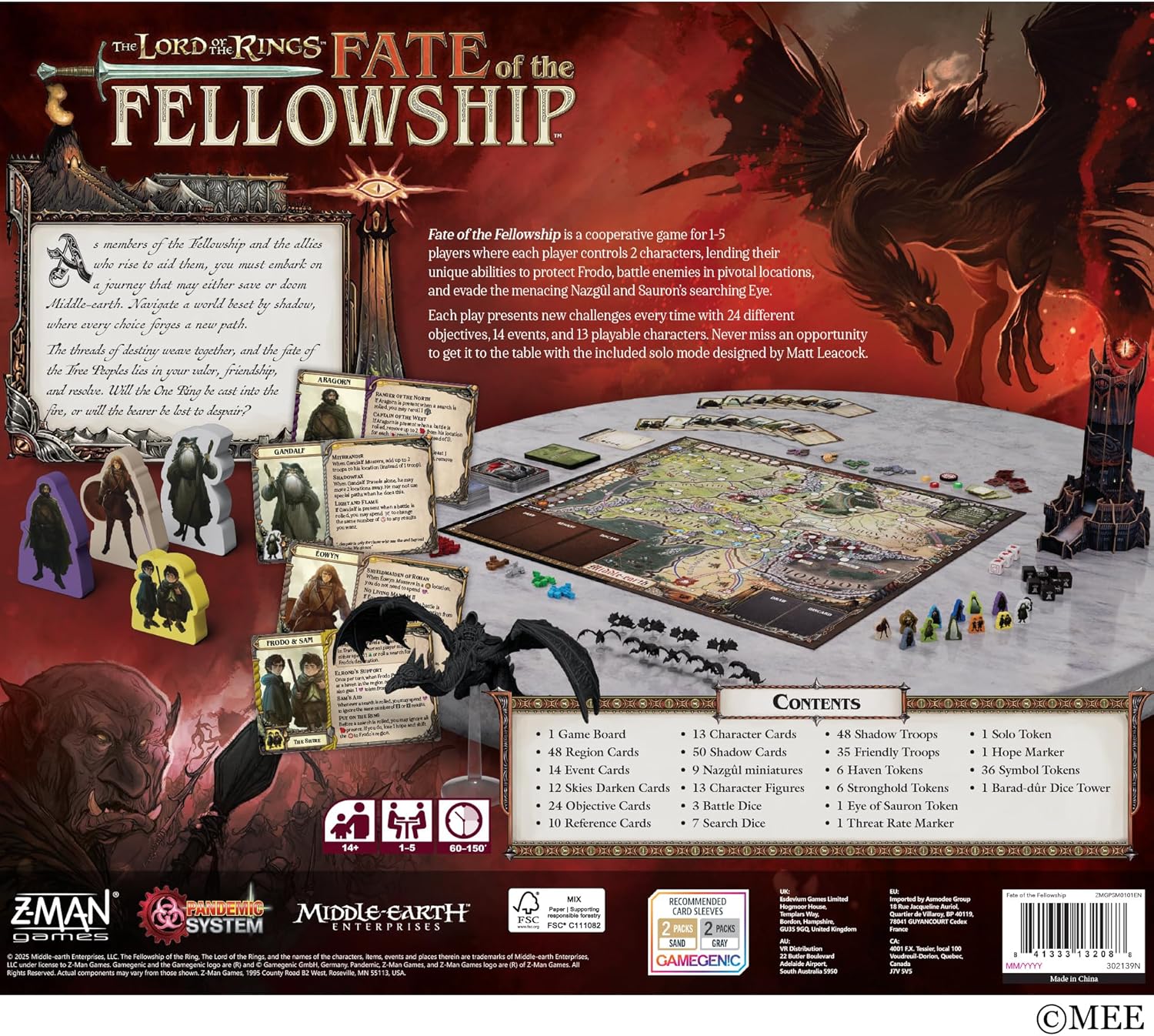 Lord Of The Rings - Fate Of The Fellowship (Zmgpsm0101En)