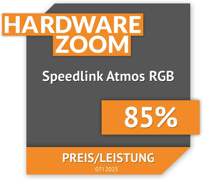 Speedlink - Atmos Rgb Rainbow Mechanical 60% Gaming Keyboard With Brown Switches, Black - Us Layout