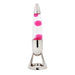 I-TOTAL - RGB Colour Changing LED Lava Lamp - Pink Wax and Silver Base - 40.5cm