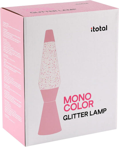 Itotal - Spaceship Glitter Lamp - Pastel Pink - 40 Cm
