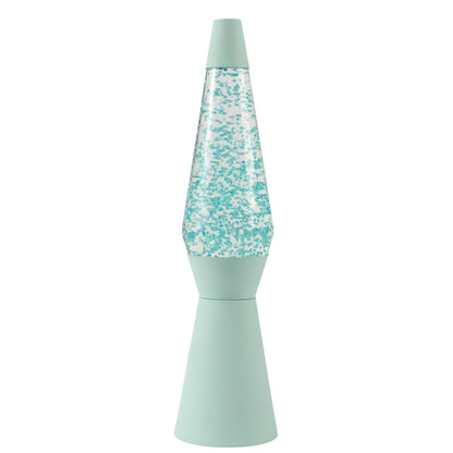 Itotal - Spaceship Glitter Lamp - Pastel Green - 11X11X40 Cm