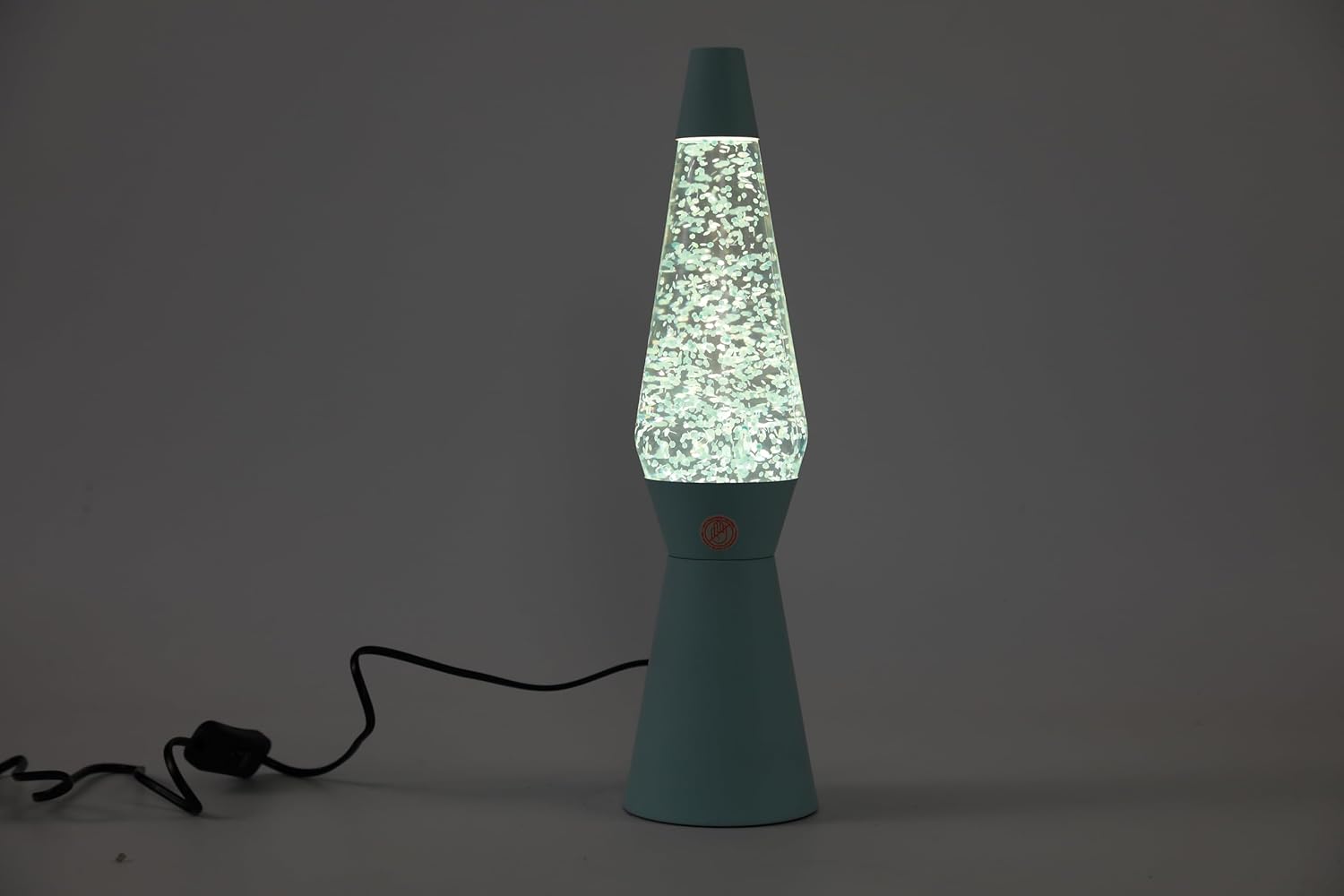 Itotal - Spaceship Glitter Lamp - Pastel Green - 11X11X40 Cm
