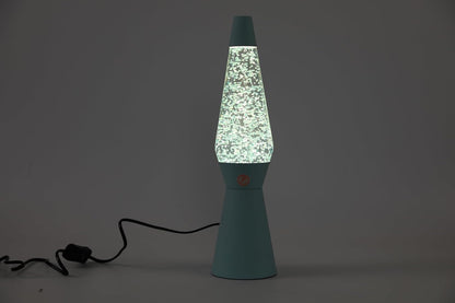 Itotal - Spaceship Glitter Lamp - Pastel Green - 11X11X40 Cm