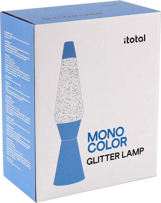 Itotal - Spaceship Glitter Lamp - Pastel Purple - 40 Cm