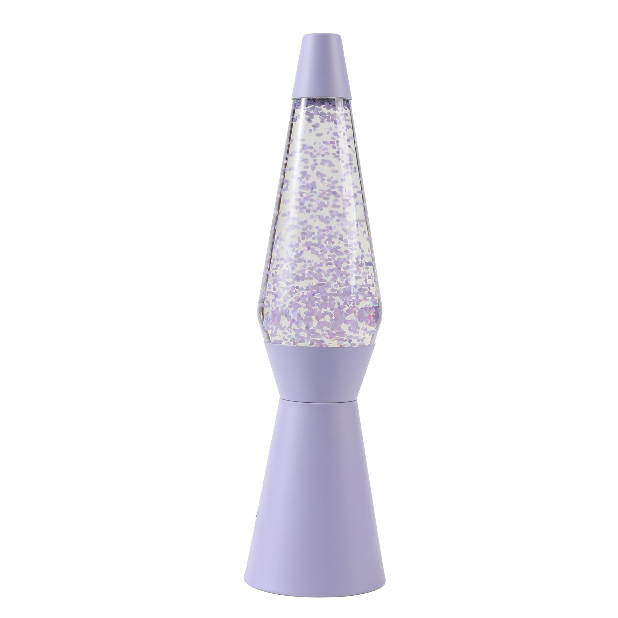 Itotal - Spaceship Glitter Lamp - Pastel Purple - 40 Cm
