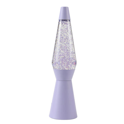 Itotal - Spaceship Glitter Lamp - Pastel Purple - 40 Cm