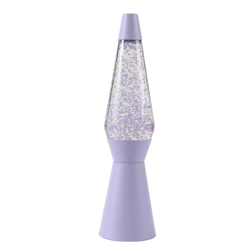 Itotal - Spaceship Glitter Lamp - Pastel Purple - 40 Cm
