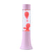 Itotal - Flared Lava Lamp - Pastel Pink - 9 X 9 X 37 Cm
