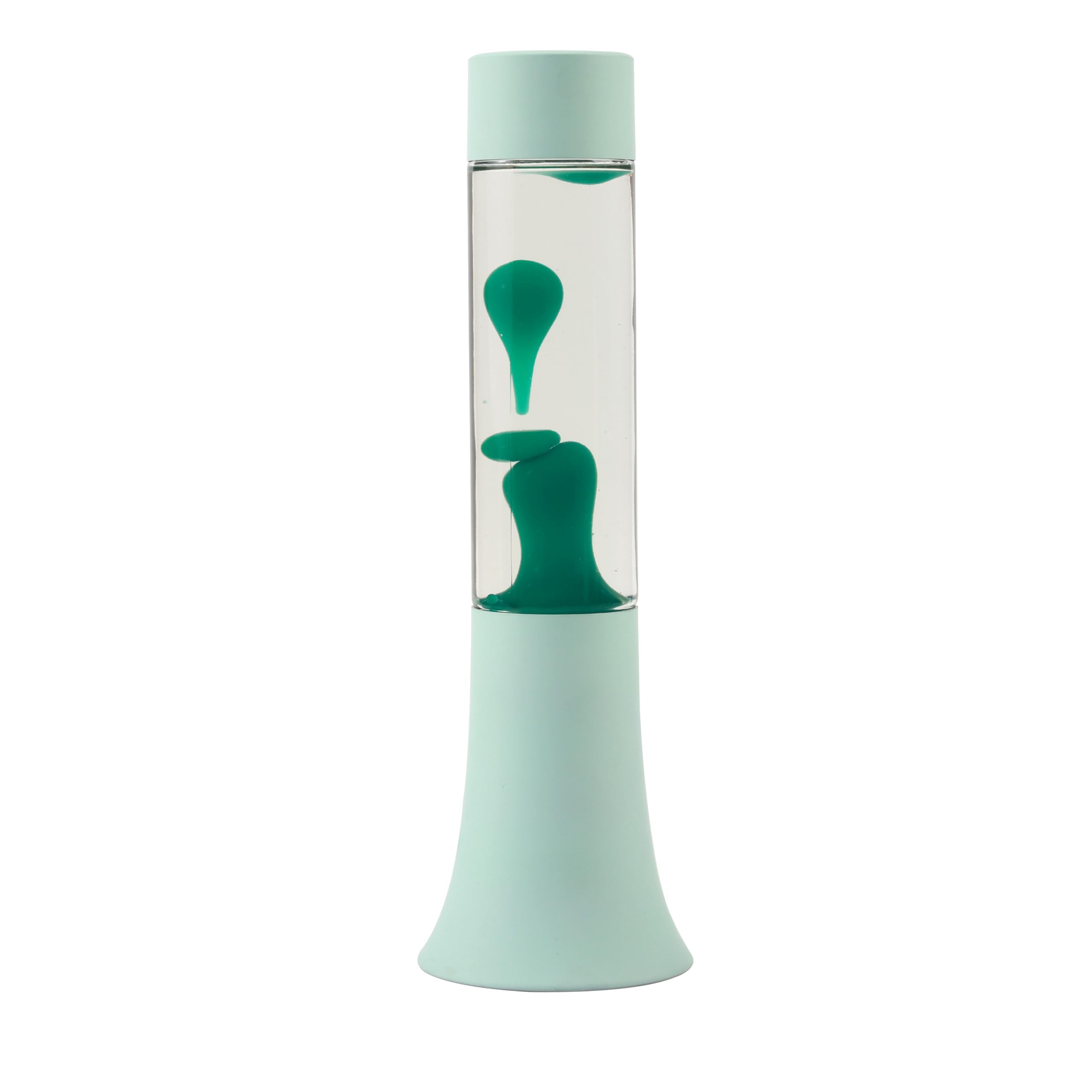 Itotal - Flared Lava Lamp - Pastel Green - 37 Cm