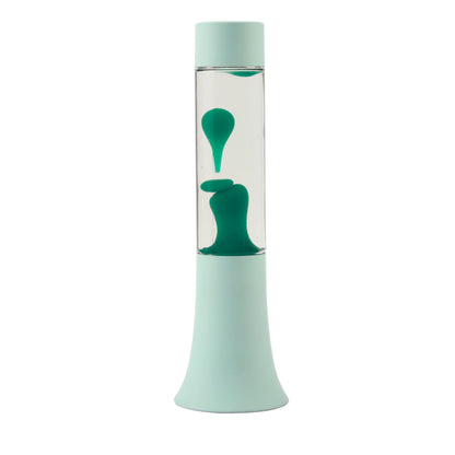 Itotal - Flared Lava Lamp - Pastel Green - 37 Cm