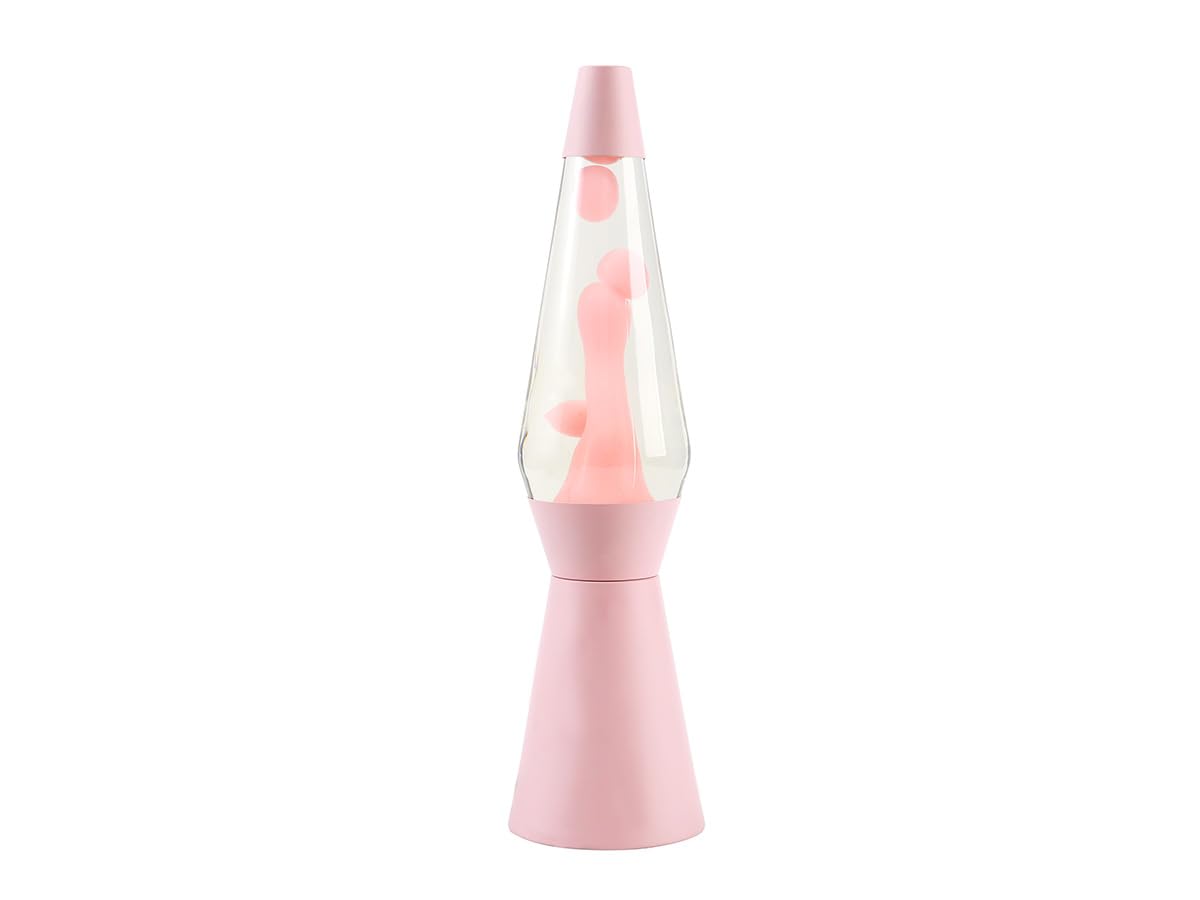 Itotal - Spaceship Lava Lamp - Pastel Pink - 40 Cm