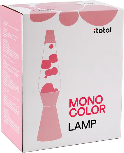 Itotal - Spaceship Lava Lamp - Pastel Pink - 40 Cm