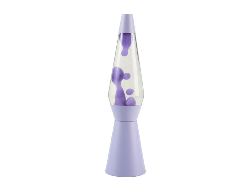 Itotal - Spaceship Lava Lamp - Pastel Purple - 40 Cm