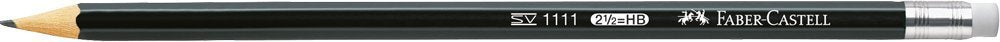Faber-Castell 1111 HB Graphite Pencil (HB, Black, Round