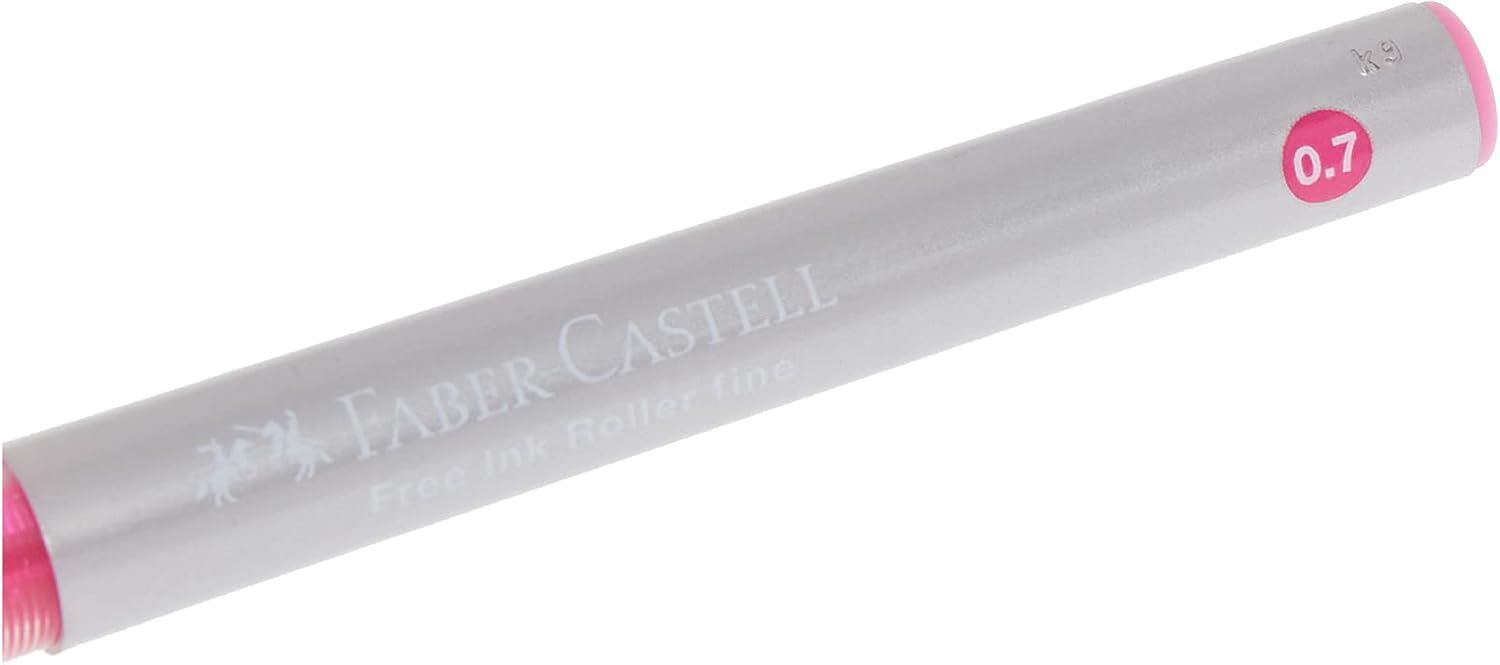 Faber-Castell Free Ink Roller Pen 0.7mm - Pink