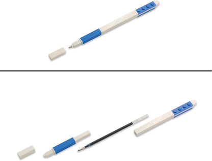 LEGO Iconic Writing Instrument - Gel Pen - 0.7mm Medium Tip (Blue