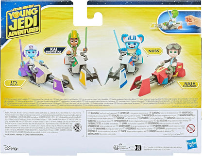 Star Wars Kai Brightstar Figure & Speeder Bike, 4"-Scale Action Figures & Vehicles, Toys for Kids