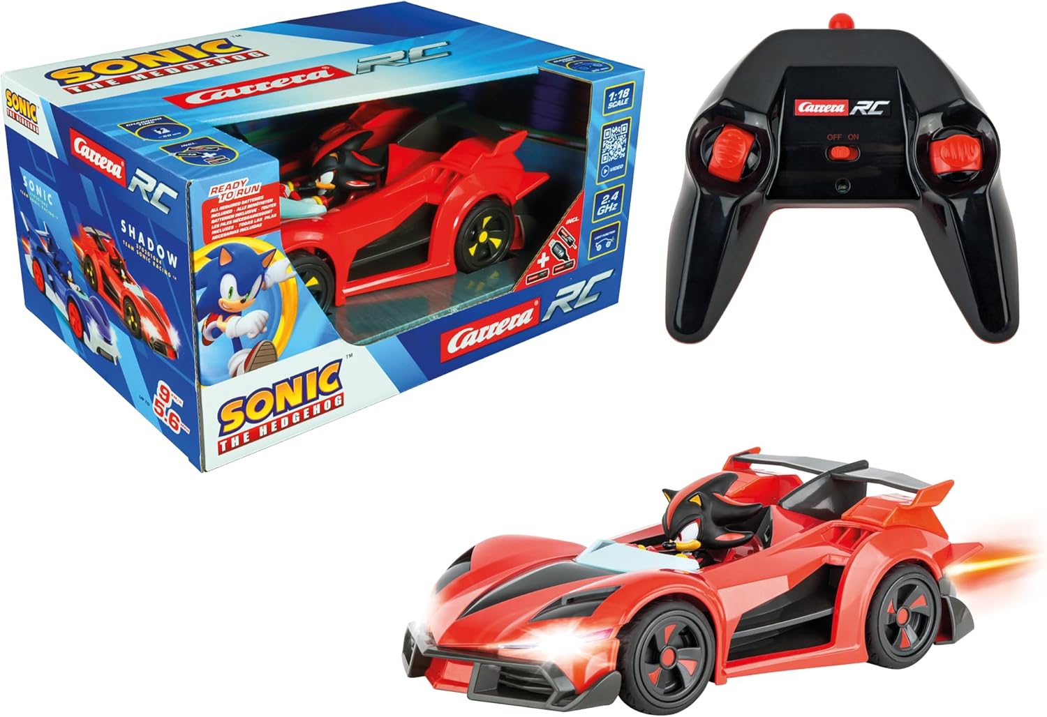 Carrera - 370201064-2.4GHz Team Sonic Racing - Shadow (Version Performance
