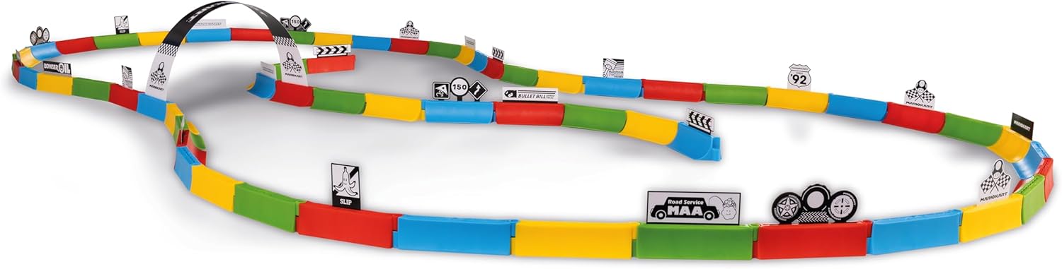 Carrera RC Mario Kart Tabletop Racing Set - With Mario & Luigi 1:43 Scale - Up To 5 Kmh, Ready-To-Run, All Batteries Included, Suitable For Ages 6 Years+