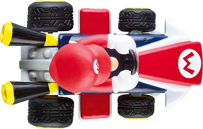 Carrera RC Mario Kart Mini RC Mario, For Children and Adults, Boys & Girls, Unique Original Licence, Instant Driving Fun with Ready to Run,Red