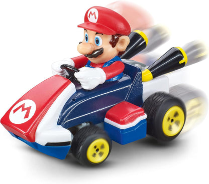 Carrera RC Mario Kart Mini RC Mario, For Children and Adults, Boys & Girls, Unique Original Licence, Instant Driving Fun with Ready to Run,Red
