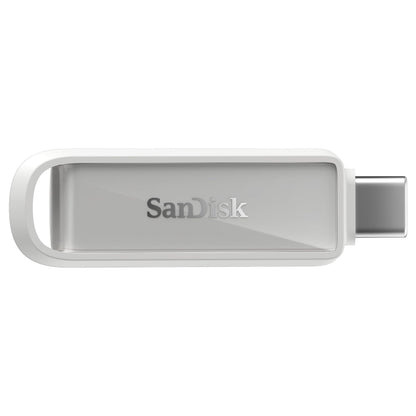 SanDisk Phone Drive for USB Type-C devices 256GB (for smartphones, tablets, and computers, speeds up to 150MB/s, autobackup, data recovery) Arctic White