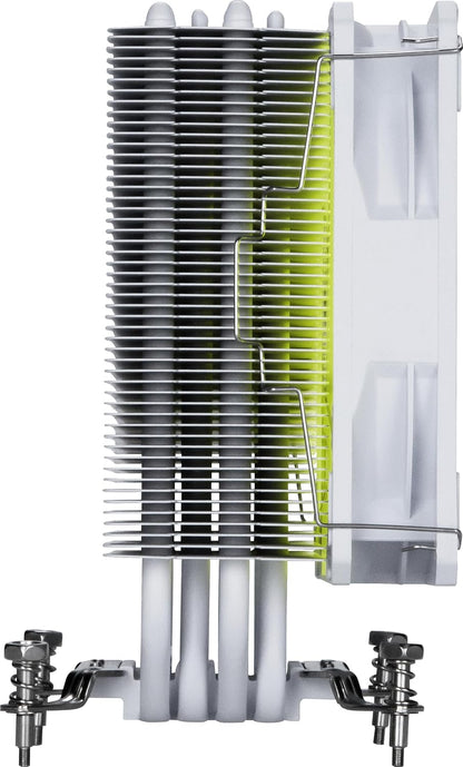 MSI MAG COREFROZR AA13 WHITE CPU Air Cooler - Direct Touch Four 6mm copper heatpipes, ARGB, CycloBlade 7, Pre-Applied Thermal Paste, Rifle Bearing Fans.