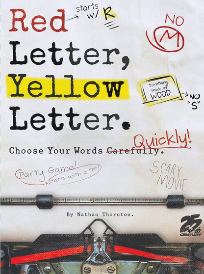 25th Century Games, Red Letter Yellow Letter - for Ages 10 and Up, 2 to 8 Players