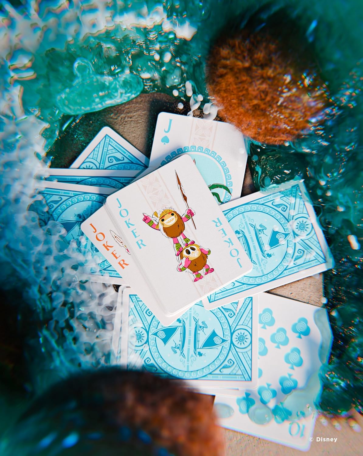 Bicycle Disney Moana Inspired Playing Cards, 1 Deck, Blue