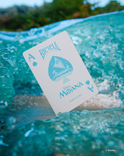 Bicycle Disney Moana Inspired Playing Cards, 1 Deck, Blue