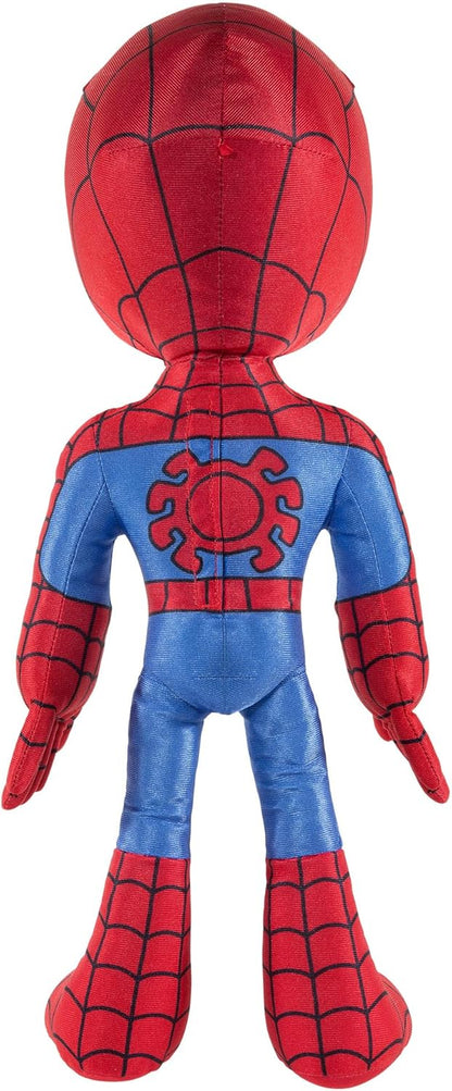 Spidey and his Amazing Friends Marvels My Friend Spidey 16” Plush with Sounds-Toys for Kids Ages 3 and Up-Featuring Your Friendly Neighborhood Spider-Man, Red