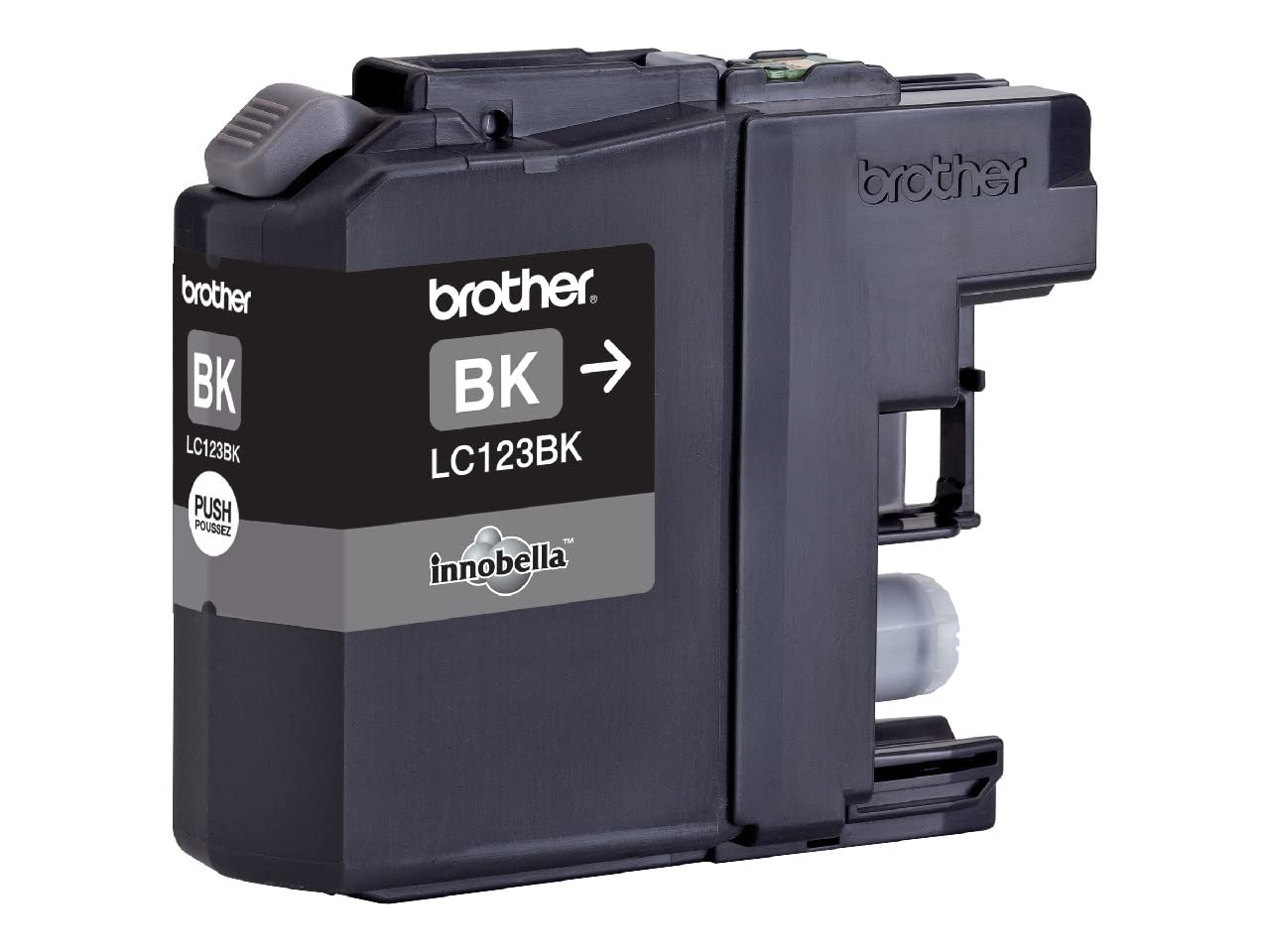 Brother LC-123BK Inkjet Cartridge, Black, Single Pack, Standard Yield, Includes 1 x Inkjet Cartridge, Brother Genuine Supplies