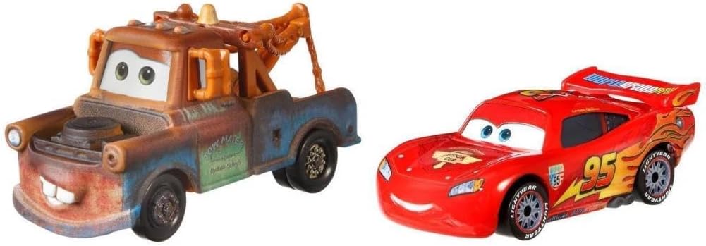 Disney Cars - 2 Pack Metal Mater & Cactus Lighting Mcqueen