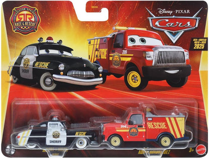 Disney Cars - 2-Pack Sheriff & Adam Roadriguez