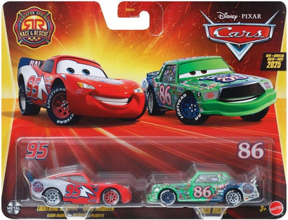 Disney Cars - 2 Pack Lighting Mcqueen & Chick Hicks