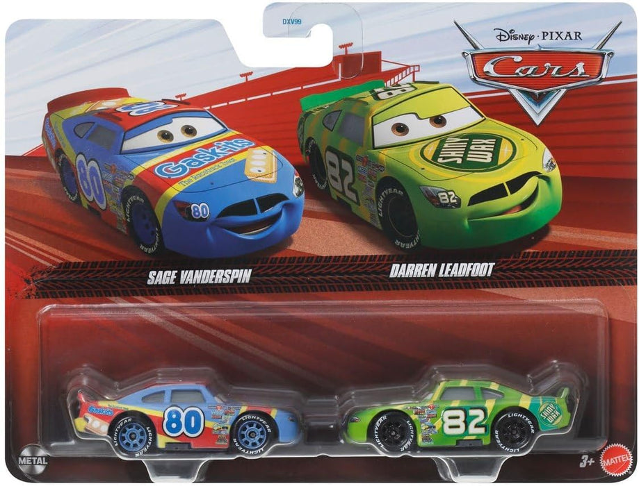 Disney Cars - 2 Pack Sage Vanderspin & Darren Leadfoot