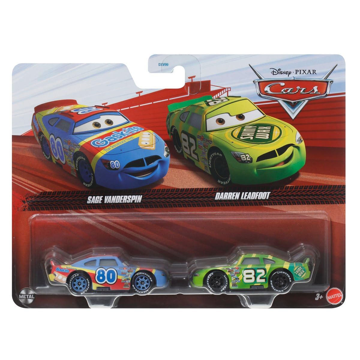 Disney Cars - 2 Pack Sage Vanderspin & Darren Leadfoot