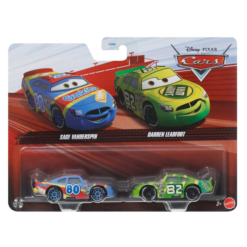 Disney Cars - 2 Pack Sage Vanderspin & Darren Leadfoot