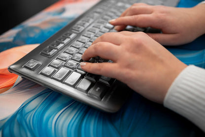 CHERRY WetEx, Flexible Keyboard Protection Film for CHERRY G84-4400/-4420, ANSI-Layout, Reliable Protection against Soiling from Liquids, Dust, Debris