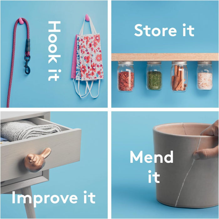 Sugru by tesa - Moldable Multi-Purpose Glue for Creative Fixing and Making, Black, 3 Piece